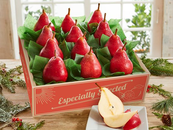 Holiday Red Pears