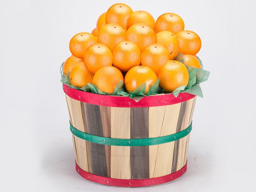 2 Peck Basket All Navels