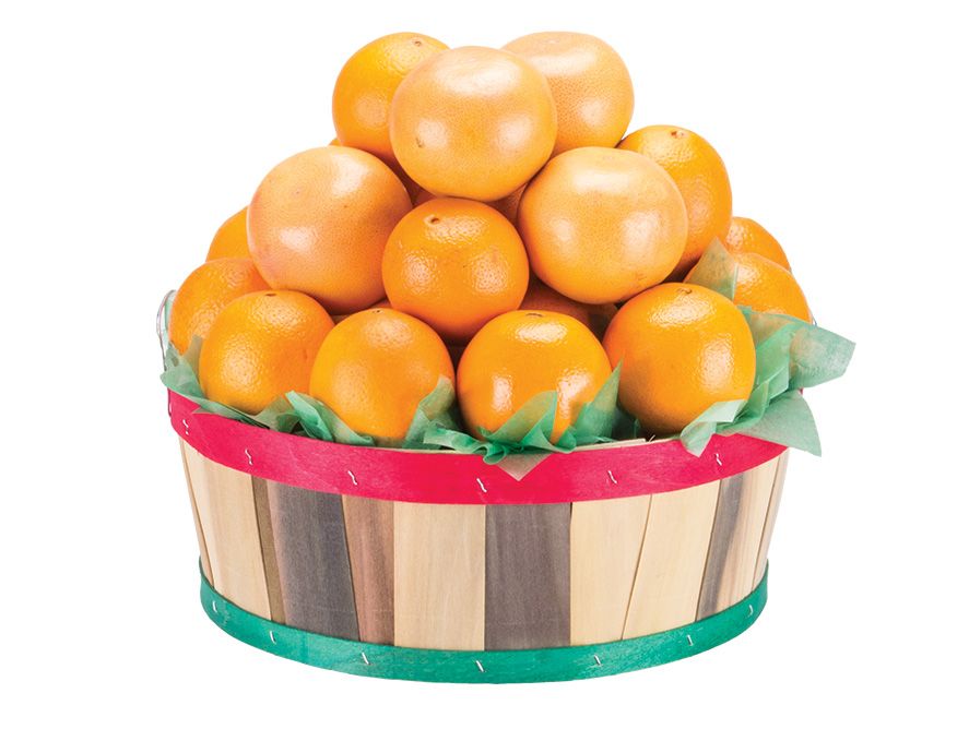 2 Peck Basket Navels & Ruby Red Grapefruit