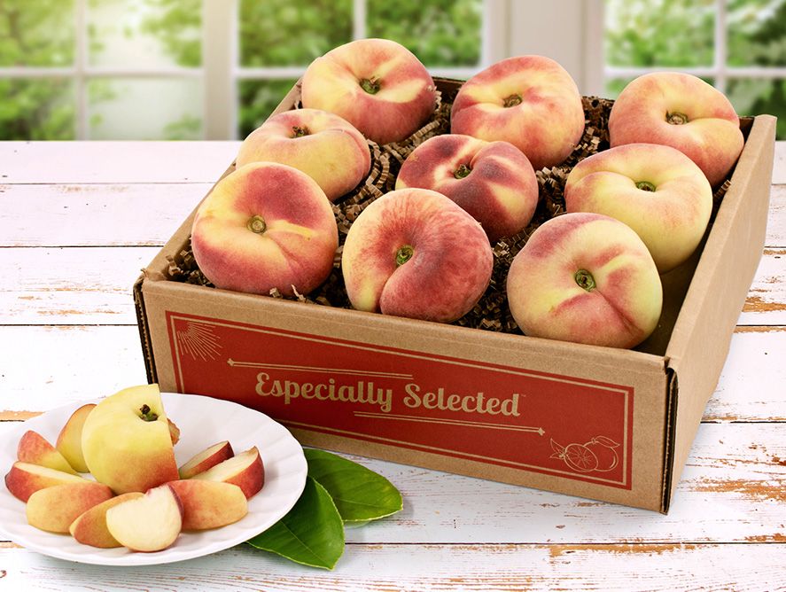 White Donut Peaches